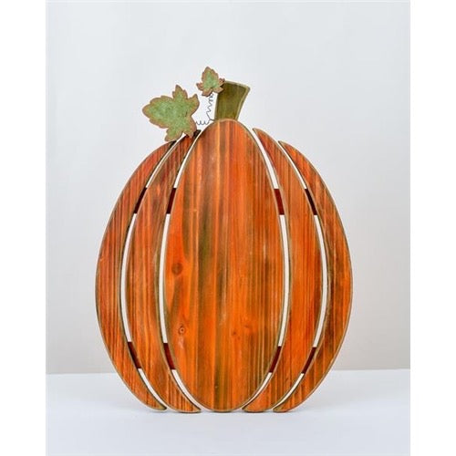 Rustic Wooden Pumpkin