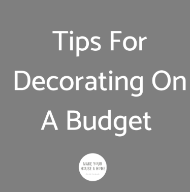 Decorating on a Budget