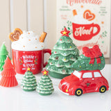 Car With Christmas Tree Wax Melt Burner