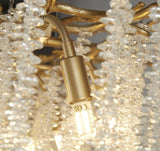 Crystal Tree 10 LT Gold Chandelier