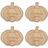 Pumpkin Spice Set Of 4 Coasters