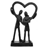 Metal Figure Couple With Heart