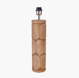 Aurelia Handcrafted Wooden Lamp With Choose Of Shade Colour