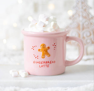 Gingerbread Pink Latte Mug