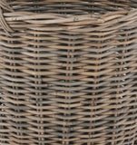 Grey Kubu Round Storage / Log Basket