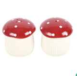 Mushroom Ceramic Salt And Pepper Set