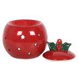 Red Ceramic Oil Burner