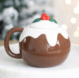 Christmas Pudding Covered Mug