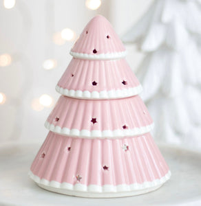 Pink Christmas Tree Wax Melt/Oil Burner