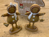Gingerbread Figurines Set Of 2