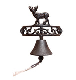 Cast Iron Standing Reindeer Outdoor Bell