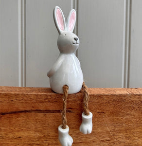 Cute Ceramic Rabbit With Dangling Legs