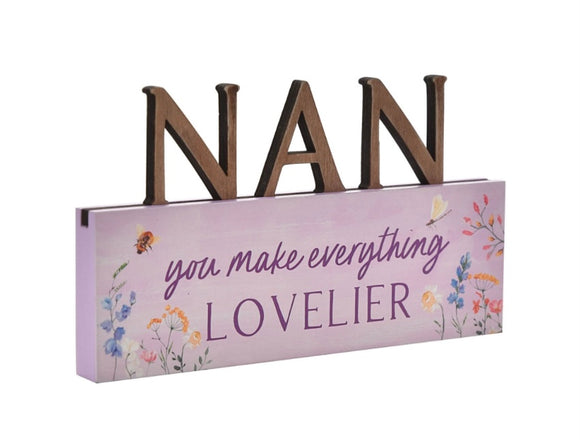 NAN Cottage Garden Mantel Plaque