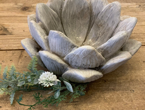 Stoneware Water Lily Bowl