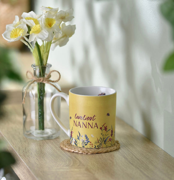 Loveliest Nanna Cottage Garden Mug