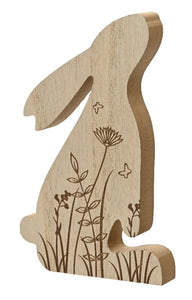 Meadow Flower Wooden Rabbit