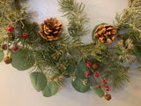 Christmas Eucalyptus And Berry Wreath