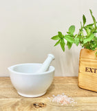 Stoneware Pestle And Mortar