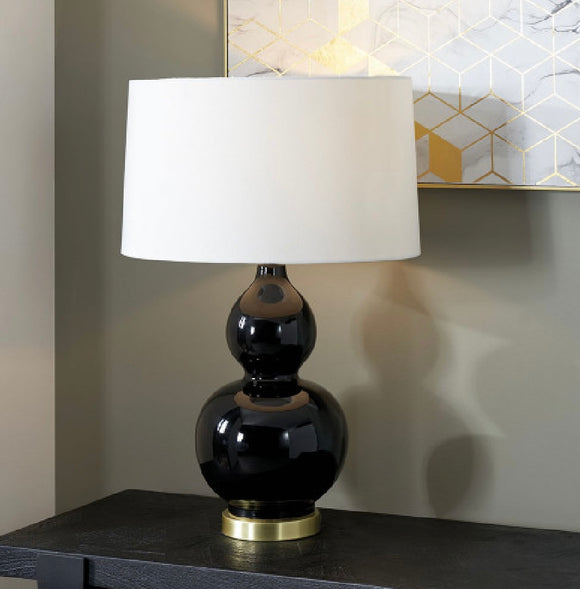 Black Gatsby Ceramic Table Lamp
