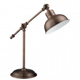 Copper Industrial Table Lamp 