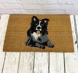 Border Collie Dog Doormat