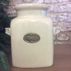 Country  Cream Utensils Jar