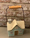 Country Cottage House Tea Light Holder