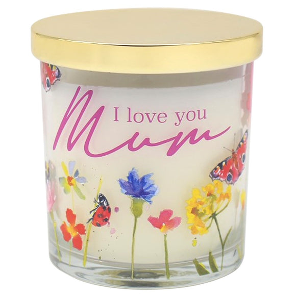 I Love You Mum Candle