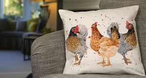 The Hen Party Feather Cushion