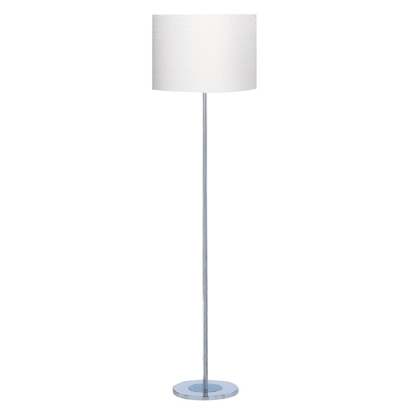 Chrome Round Base Floor Lamp
