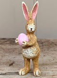 Standing Rabbit With Pink Easter Egg