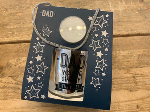 Dad Tea Light Holder