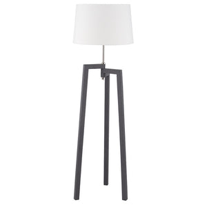 Wooden Tripod Floor Lamp And Shade