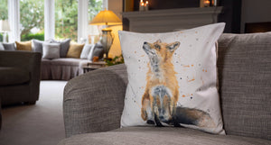 Fern Fox Feather Cushion