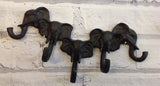 Cast Iron Elephant Multi Hook