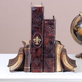 Aged Book Bookends