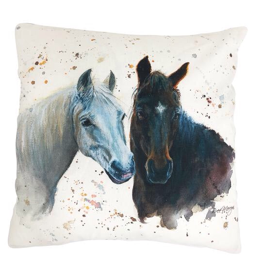 Hilary And Harold Horses Cushion