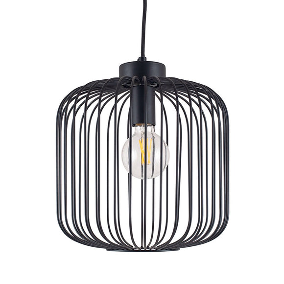 Industrial Cage Pendant Light Fitting