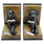 Dogs Reading Quirky Bookends