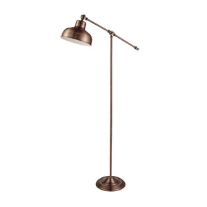 Copper Industrial Adjustable Floor Lamp