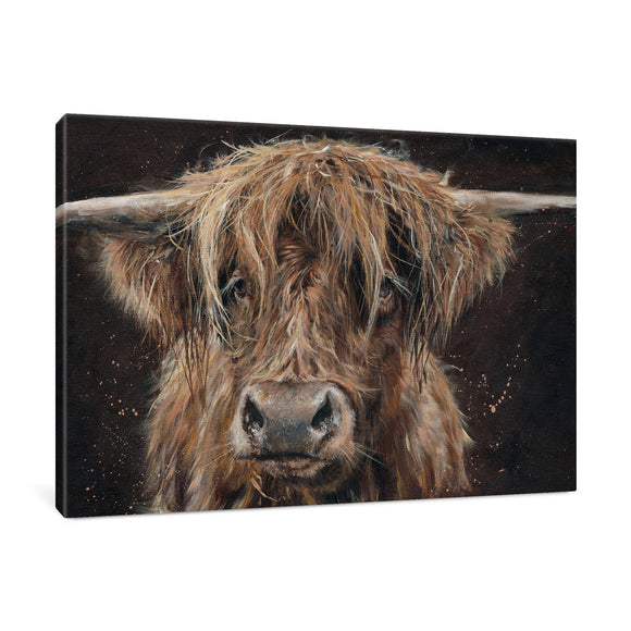 Hannah Highland Cow Canvas