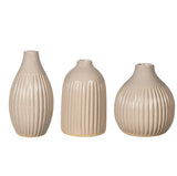Grey Bud Vases Set Of 3