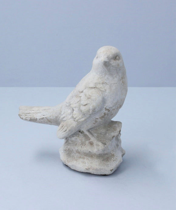 Stone Effect Bird Ornament