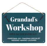 Grandads Metal Workshop Sign