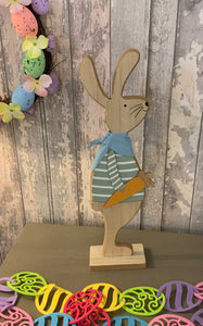 Tall Standing Boy Easter Rabbit