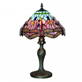 Dragonfly Antique Brass Table Lamp