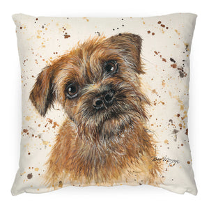 Buddy Border Terrier Dog Cushion