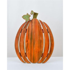 Rustic Wooden Pumpkin