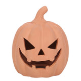 Pumpkin Tealight Holder In Terracotta