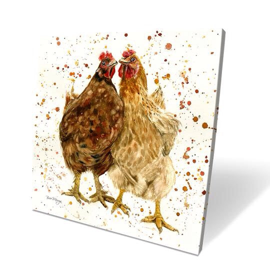 Chick Chat Box Canvas Picture
